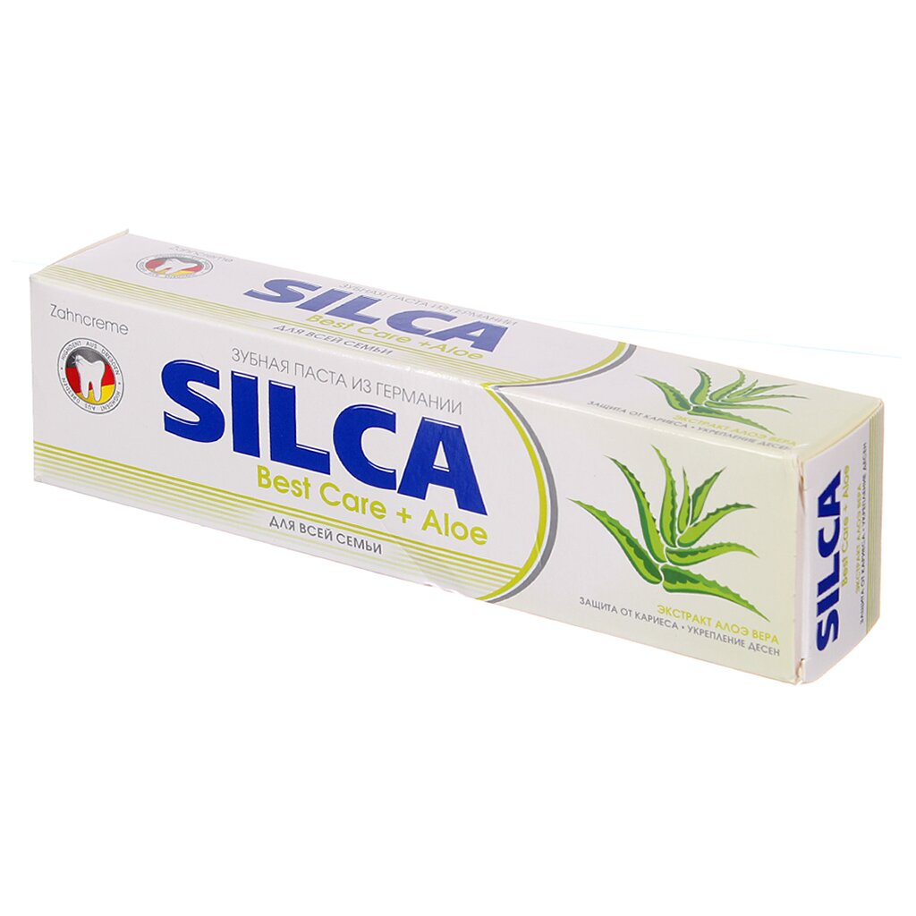 Зубная паста Silca Best care + Aloe, 100 мл
