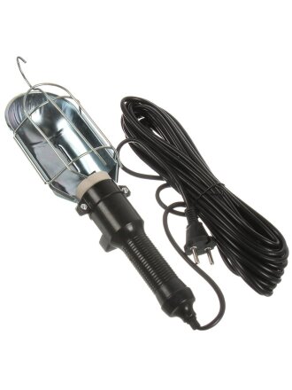 Светильник переносной 15 м, круглая вилка, черный, Старт, CLB 101-15M, 1424