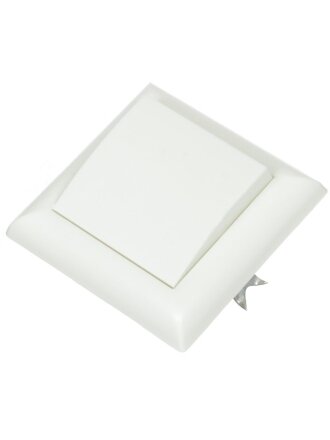 Выключатель скрытой установки, одноклавишный, без заземления, пластик, белый, С16-102, УТ000001445