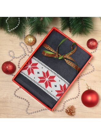 Полотенце банное 70х140 см, 100% хлопок, 450 г/м2, Скандинавия, Silvano, темно-серое, Турция, D37-2