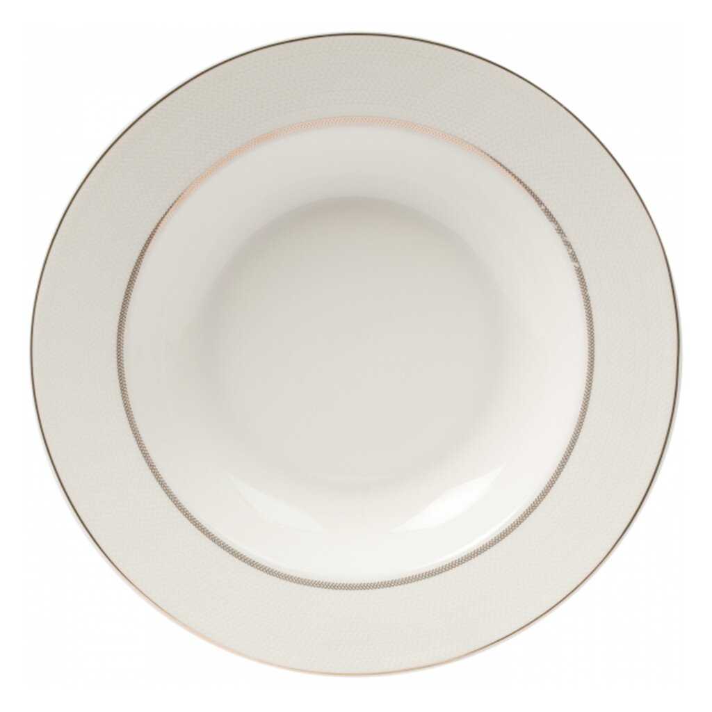Тарелка суповая, фарфор, 22 см, круглая, Dinner in Paris, CN1493 тарелка обеденная фарфор 25 см круглая symphony fioretta tdp351