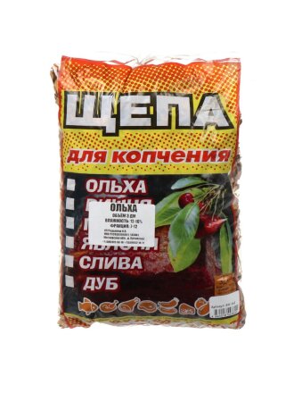 Щепа для коптильни 0.4 кг, ольха, Шашлык-машлык, SM-143