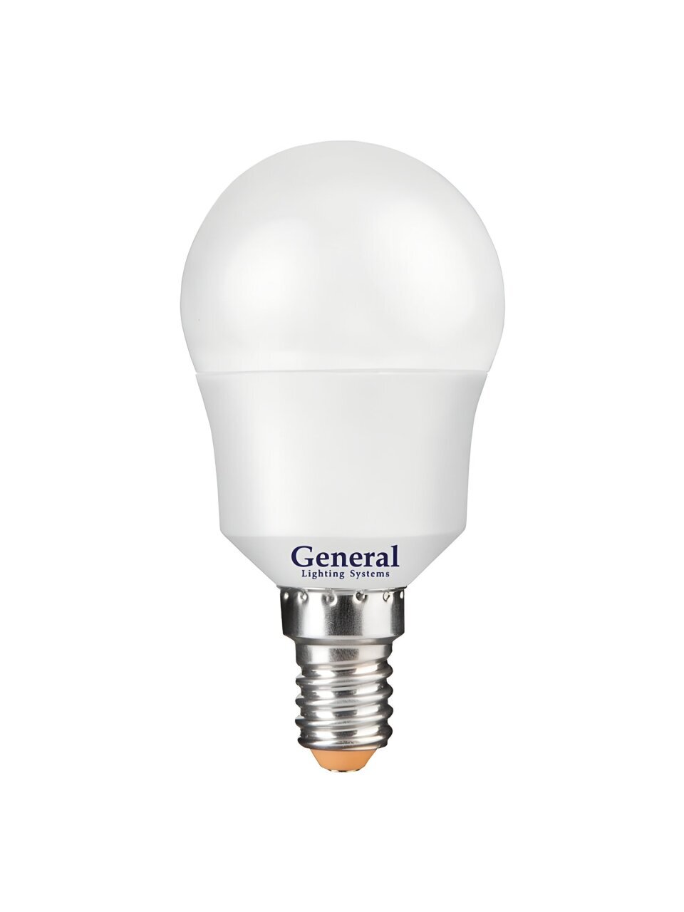 Лампа светодиодная E14, 15 Вт, 230 В, шар, 4500 К, нейтральный белый свет, General Lighting Systems, GLDEN-G45F, G45F, 661105