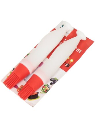 Кисточка кондитерская 2 предмета, силикон, навеска, в ассортименте, Y3-1085/321980