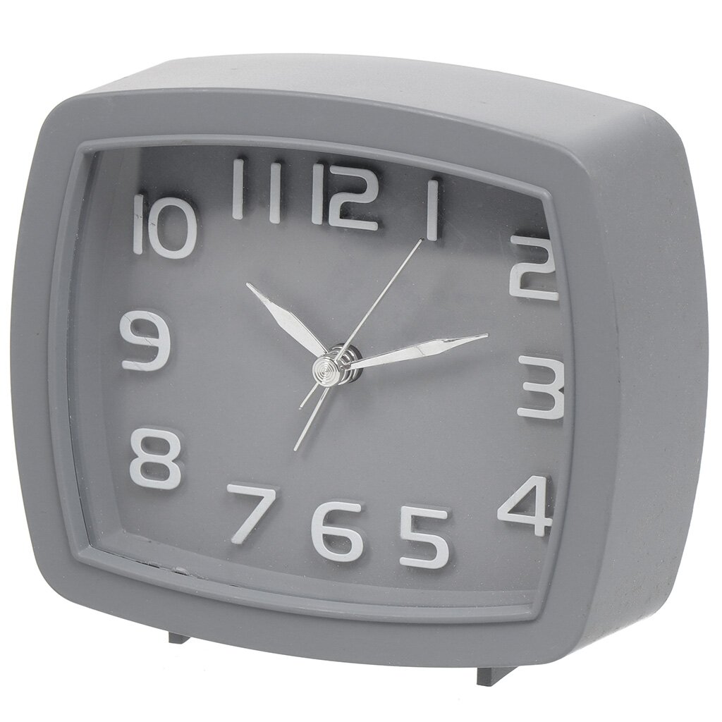 Часы-будильник настольные, квадратные, пластик, JC-11925 полые квадратные мужские часы хронограф lige бренд роскошные автоматические свидания мужчины часы водонепроницаемые мужские наручные часы