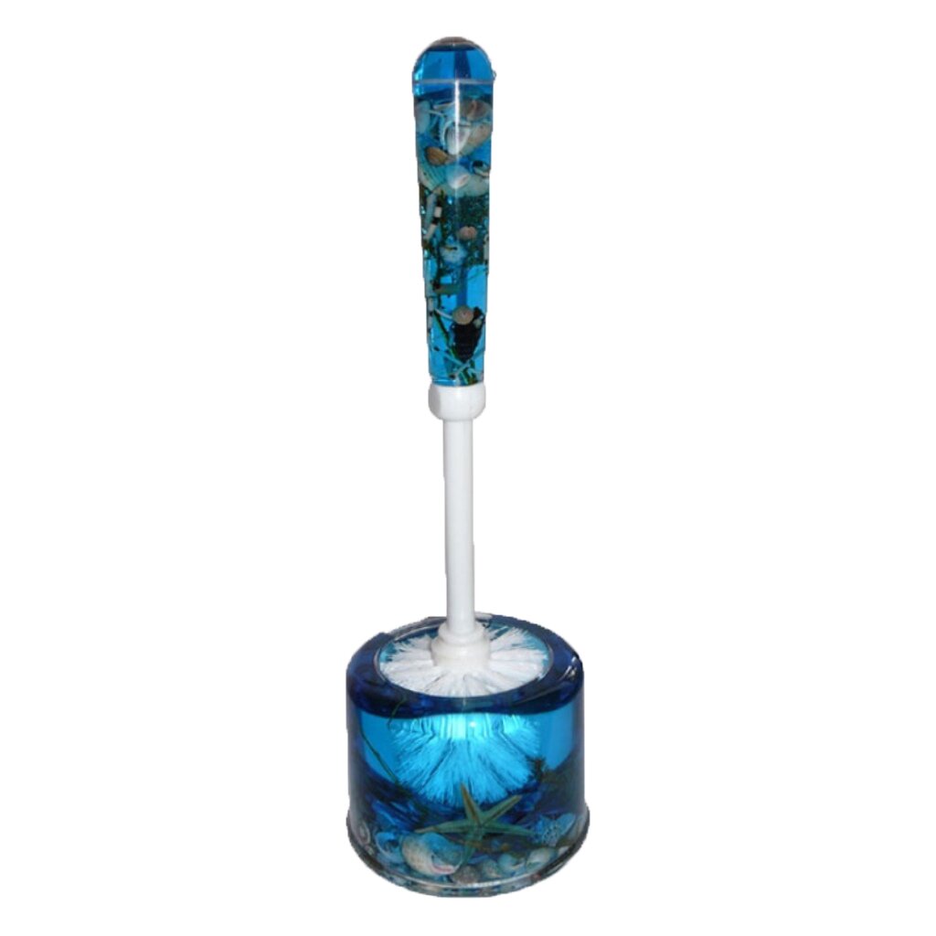 Ерш для туалета Delphinium, Блюз, напольный, пластик, синий, 106005