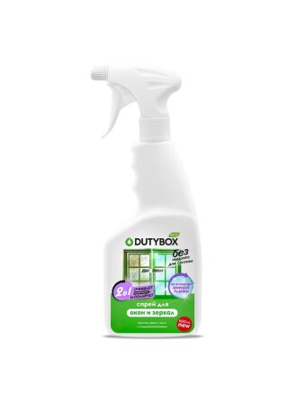 Средство для стекол и зеркал Dutybox, Эко, 500 мл, с курком, db-1222