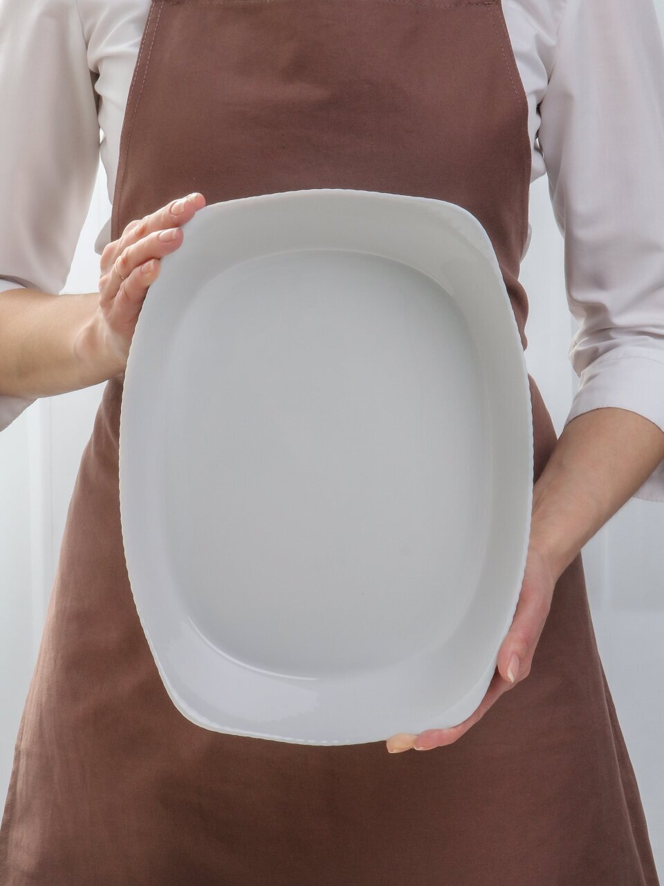 Форма для запекания стеклокерамика, 25х34 см, прямоугольная, Luminarc, Smart Cuisine Wavy Granit, X1629