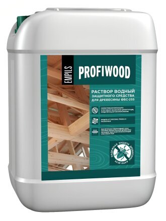 Антисептик Profiwood, Антижук ФБС-255, для дерева, Биоцидный, 10 л