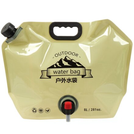 Канистра ПВХ, для воды, 8 л, прямоугольная, C050037