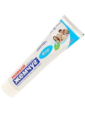 Зубная паста Новый Жемчуг, Фтор, 125 мл