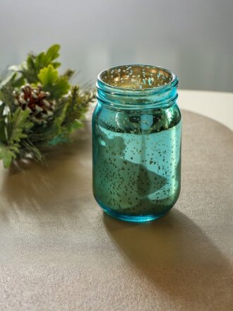 Свеча декоративная, 12х7 см, ароматизированная, в банке, A330087