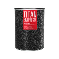 Эмаль Ореол, Titan, с молотковым эффектом, алкидно-стирольная, черная, 0.8 кг