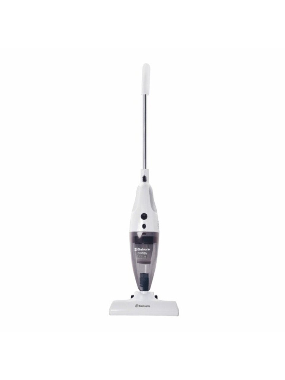 Пылесос вертикальный, Sakura, SA-8320W, 650 Вт, с контейнером, 1.2 л, сухая уборка, бело-серый
