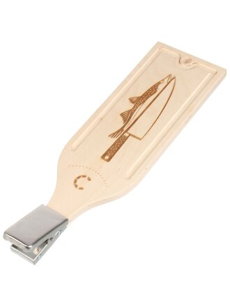 Доска разделочная фанера, с фаской, для рыбы, 50х15х6 см, с прищепкой, Следопыт, PF-CWS-P108