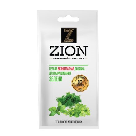 Удобрение для зелени, саше, минеральное, субстрат, 30 г, Zion