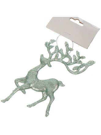 Елочное украшение Олень, мятное, 10.5х15 см, SYYKLB- 1923151