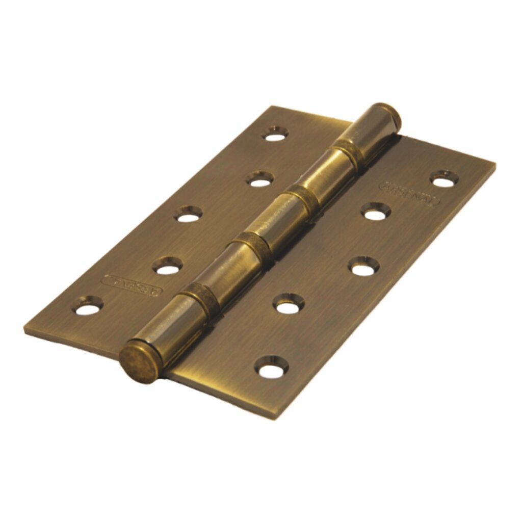 Петля врезная для деревянных дверей, Arsenal, 125x75x2.5 мм, универсальная, 4ВВ AB, 98760382, бронза