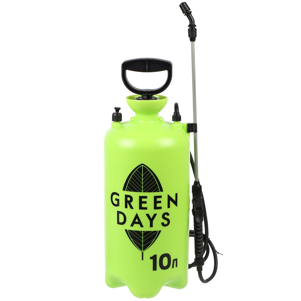 Опрыскиватель садовый Green Days, 10 л, пластик, в коробке, 9595-00К шатер с москитной сеткой зеленый 3х3х2 65 м четырехугольный с двойной крышей green days