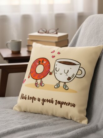 Кофе пончик