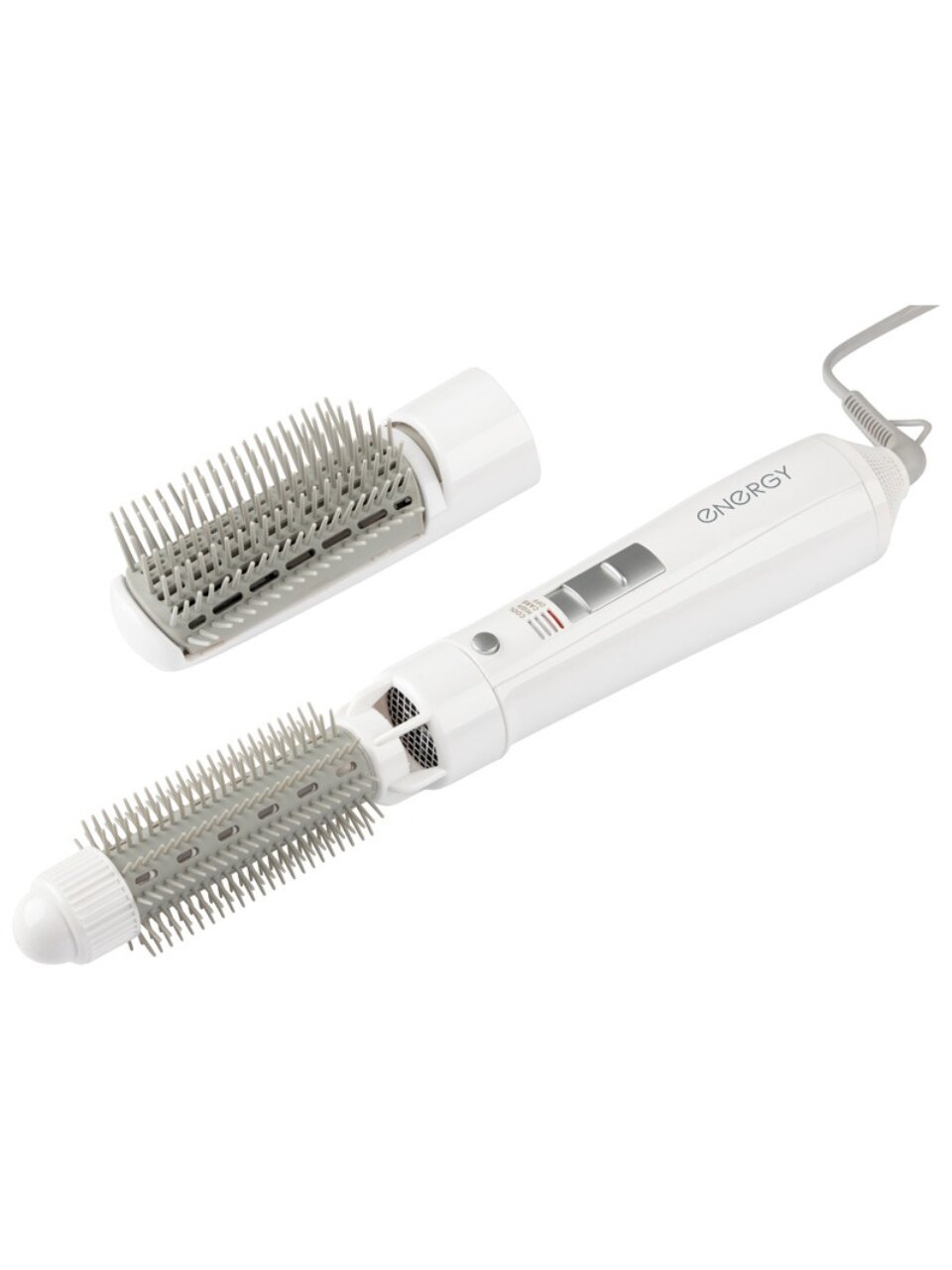 Фен Energy, EN-824, 550 Вт, 2 насадки, 3 режима, 2 скорости, белый, 900273