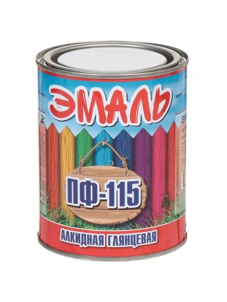 Эмаль Zabor, ПФ-115, алкидная, глянцевая, белая, 0.8 кг
