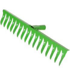 Грабли витые, 16 зуб, сталь, 48 см, Клевер, без черенка, садовые, 00-00002615