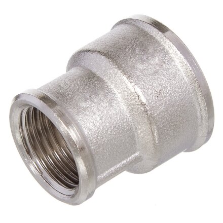 Муфта 1/2"х1" 1/4, никель, STI