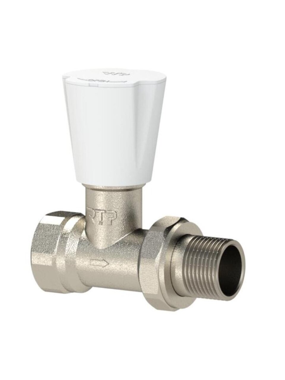 Вентиль радиаторный для воды, 1/2&amp;quot; (15 мм), прямой, РосТурПласт, 28501