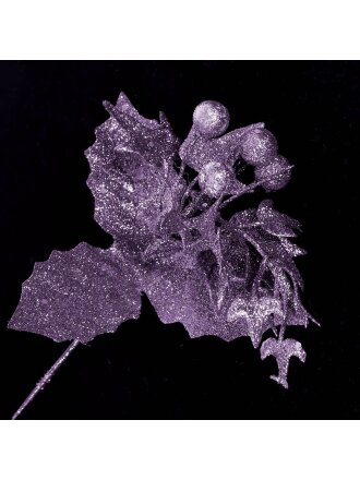 Цветок искусственный декоративный 20 см, фиолетовый, Пуансеттия, SYJFY-382102