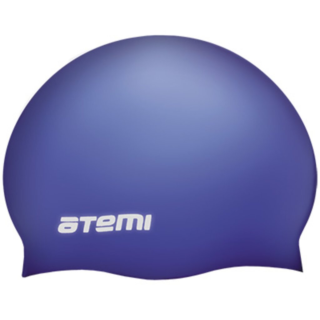 Шапочка для плавания Atemi, силикон (массаж.), ярко-синий, DC505, 00000136616