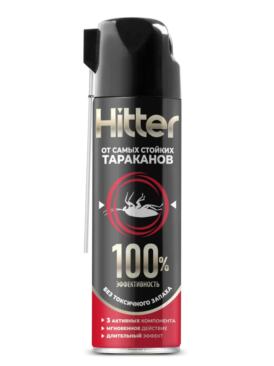 Инсектицид от тараканов, аэрозоль, 430 мл, Hitter