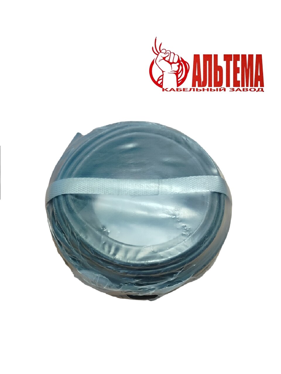 Кабель ВВГбм-Пнг(A)-LS, 2х2.5 мм², 10 м, медь, силовой, негорючий, ТУ, черный, Альтема, А000505