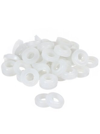 Прокладка сантехническая 100 шт, 3/4", силикон, СантехКреп, 2.12.5.