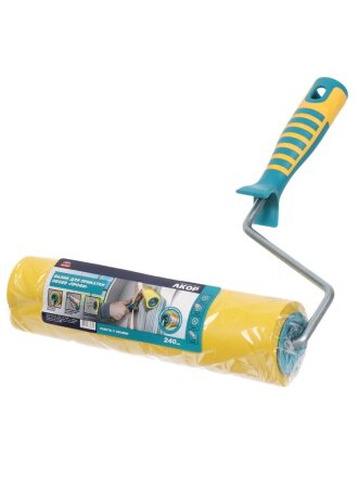 Валик для прикатки обоев, Профи, 240хдиаметр 8 мм