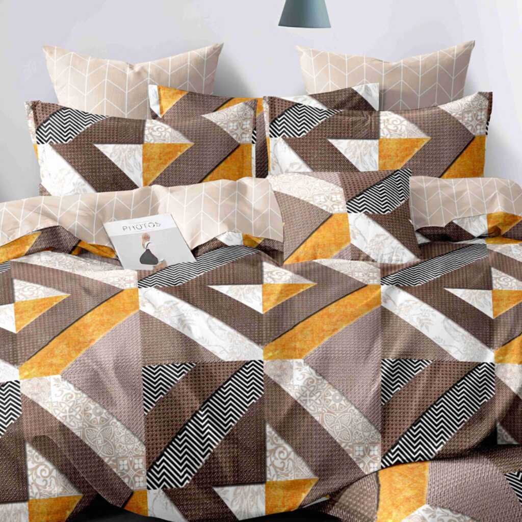 Постельное белье 2-спальное, простыня 200х220 см, 2 наволочки 70х70 см, пододеяльник 175х215 см, Cleo, поплин, коллекция Pure Cotton, 20/245-PC