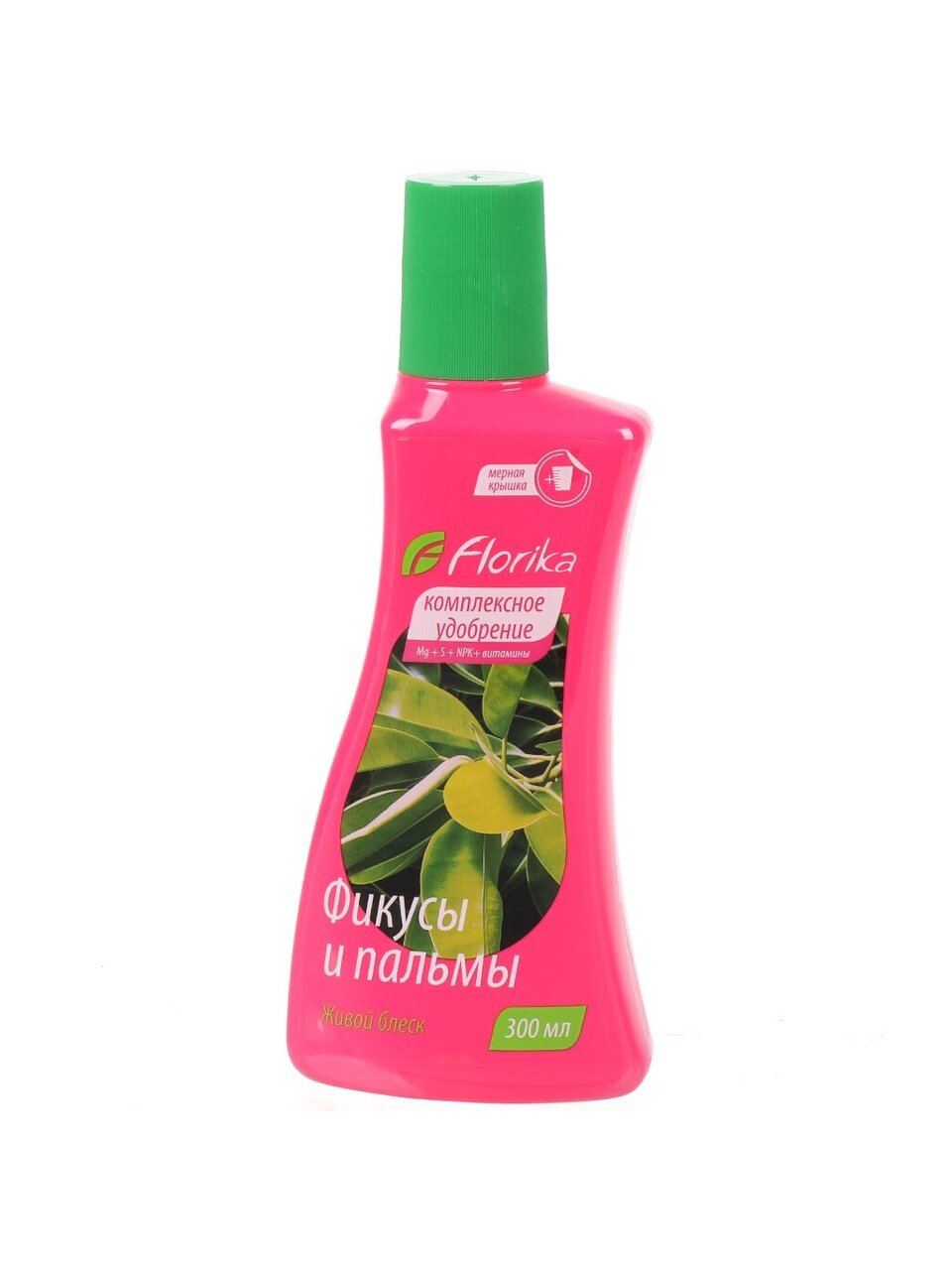 Удобрение Флорика, для фикусов и пальм, минеральное, жидкость, 300 мл, Лама Торф