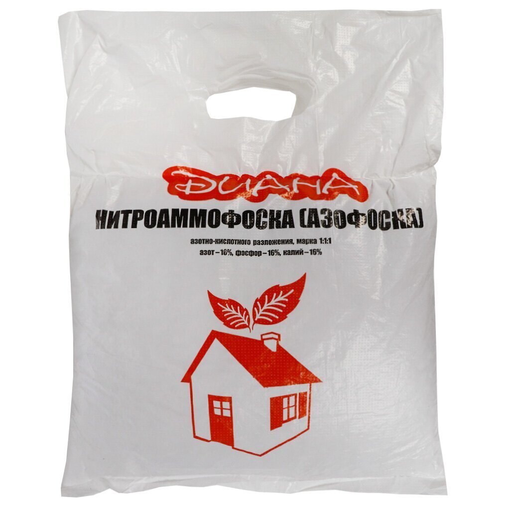 Удобрение Азофоска, минеральное, гранулы, 3 кг, Диана