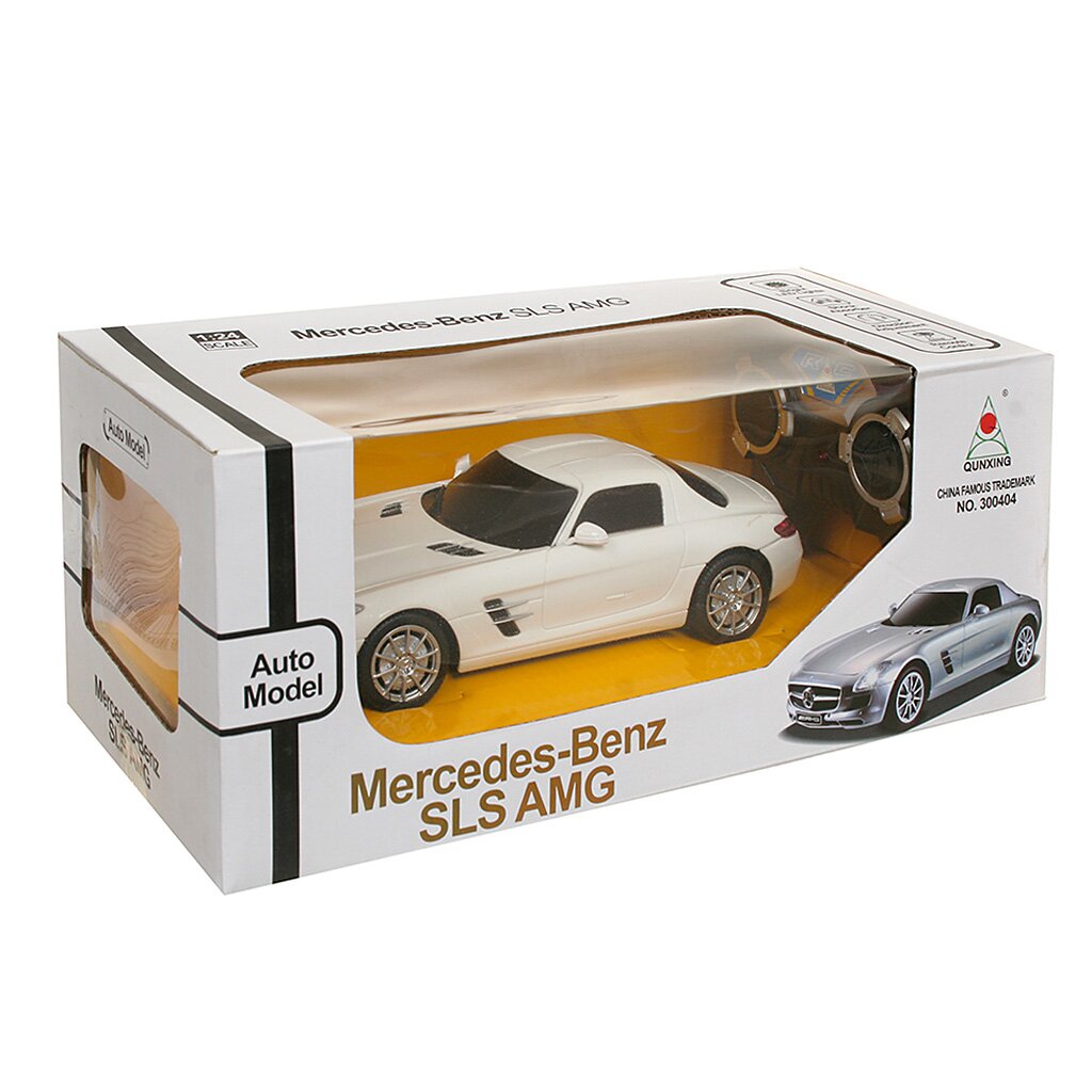 Игрушка детская Автомобиль радиоуправляемый FullFunc Benz SLS QX-300404 М58853 М1:24