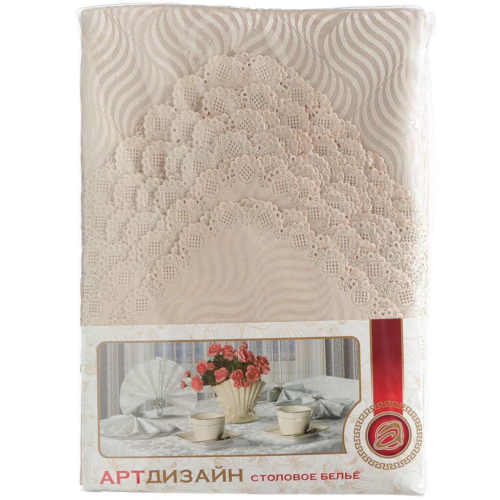 т Набор столовый (скатерть 260*160см+6 салфеток 40*40см) п/э Бэль