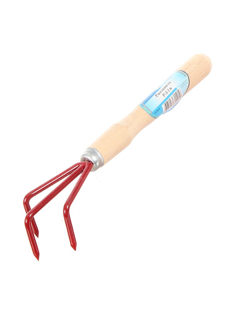 Рыхлитель 3 зуб, черенок деревянный, малый, Инструм-Агро, Р-3-1, 010912