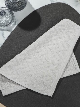 Полотенце кухонное махровое, 30х30 см, 450 г/м2, 100% хлопок, Silvano, Navy, серое, Узбекистан