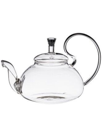 Чайник заварочный стекло, 0.6 л, с ситечком, Agness, Agness, 250-135