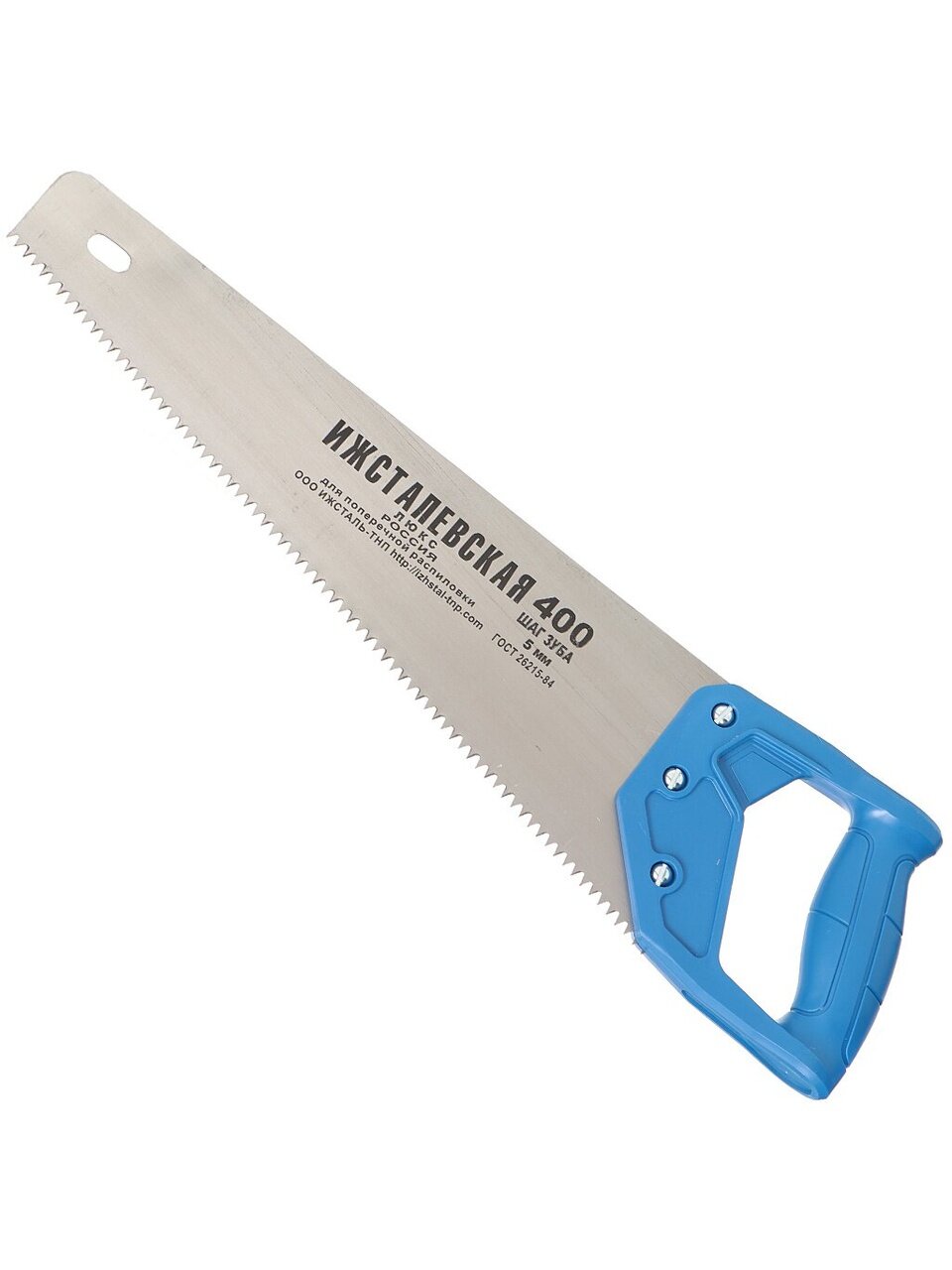 Ножовка по дереву, 400 мм, Ижсталь-Тнп, Люкс, шаг 5 мм