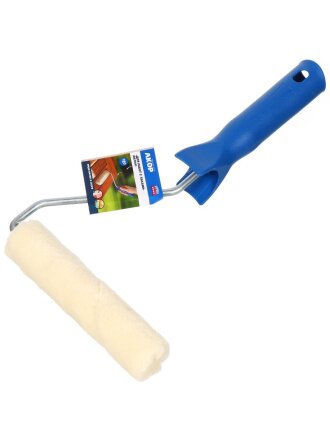 Валик малярный для работ с лаками, Акор, Миди, велюр, 160 мм, с бюгелем, 801 30 160