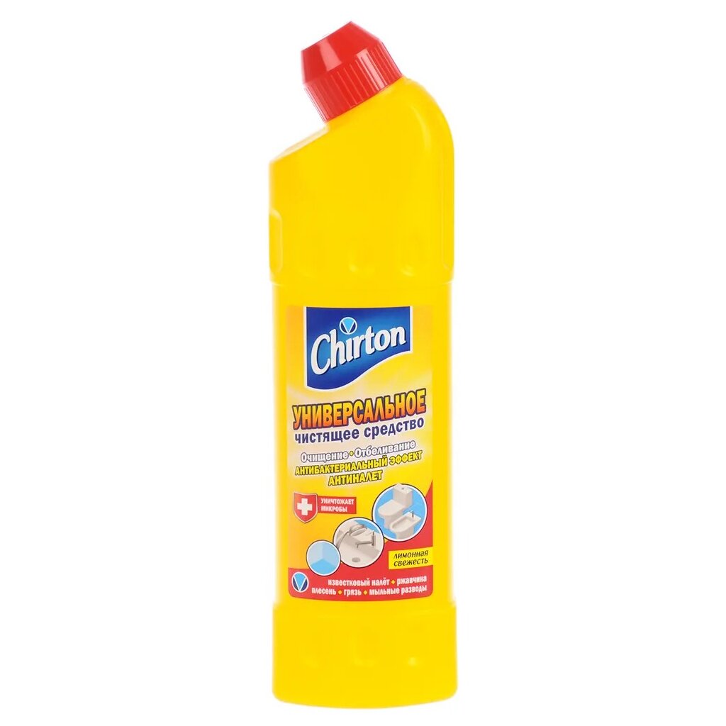 Чистящее средство универсальное, Chirton, Лимонная свежесть, гель, 750 г средство для унитаза meine liebe лимон гель 750 мл