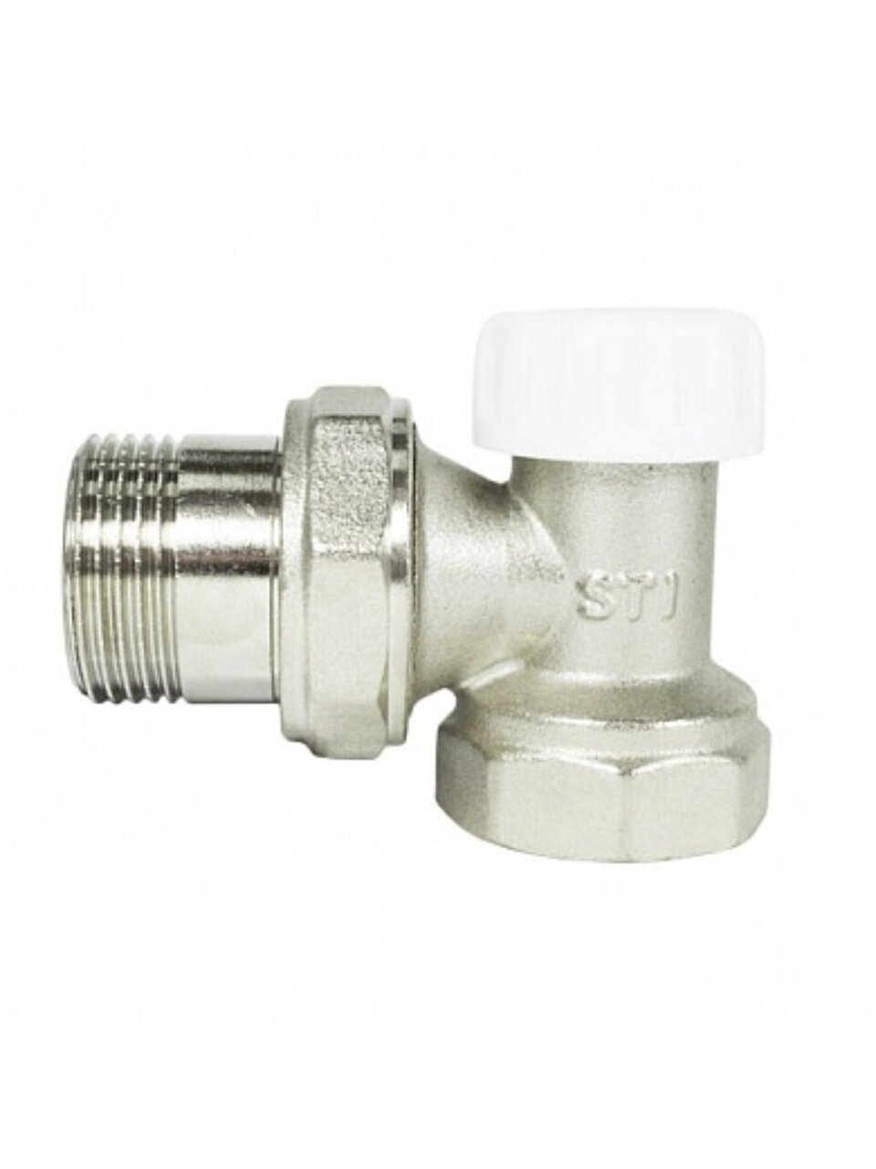 Клапан запорный 1/2&amp;quot;, угловой, STI