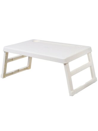 Столик для завтрака пластик, 54.5х36х27 см, белый, Y4-6458