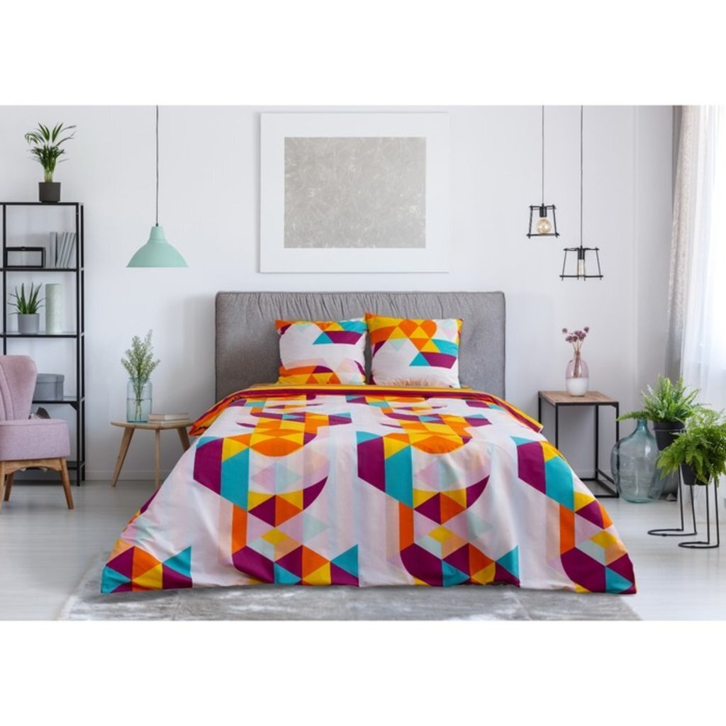 Постельное бельё &amp;quot;Этель&amp;quot; &amp;quot;Орфизм&amp;quot; 2сп, 175х215 см, 200х220 см, 70*70 см-2 шт, 4800816