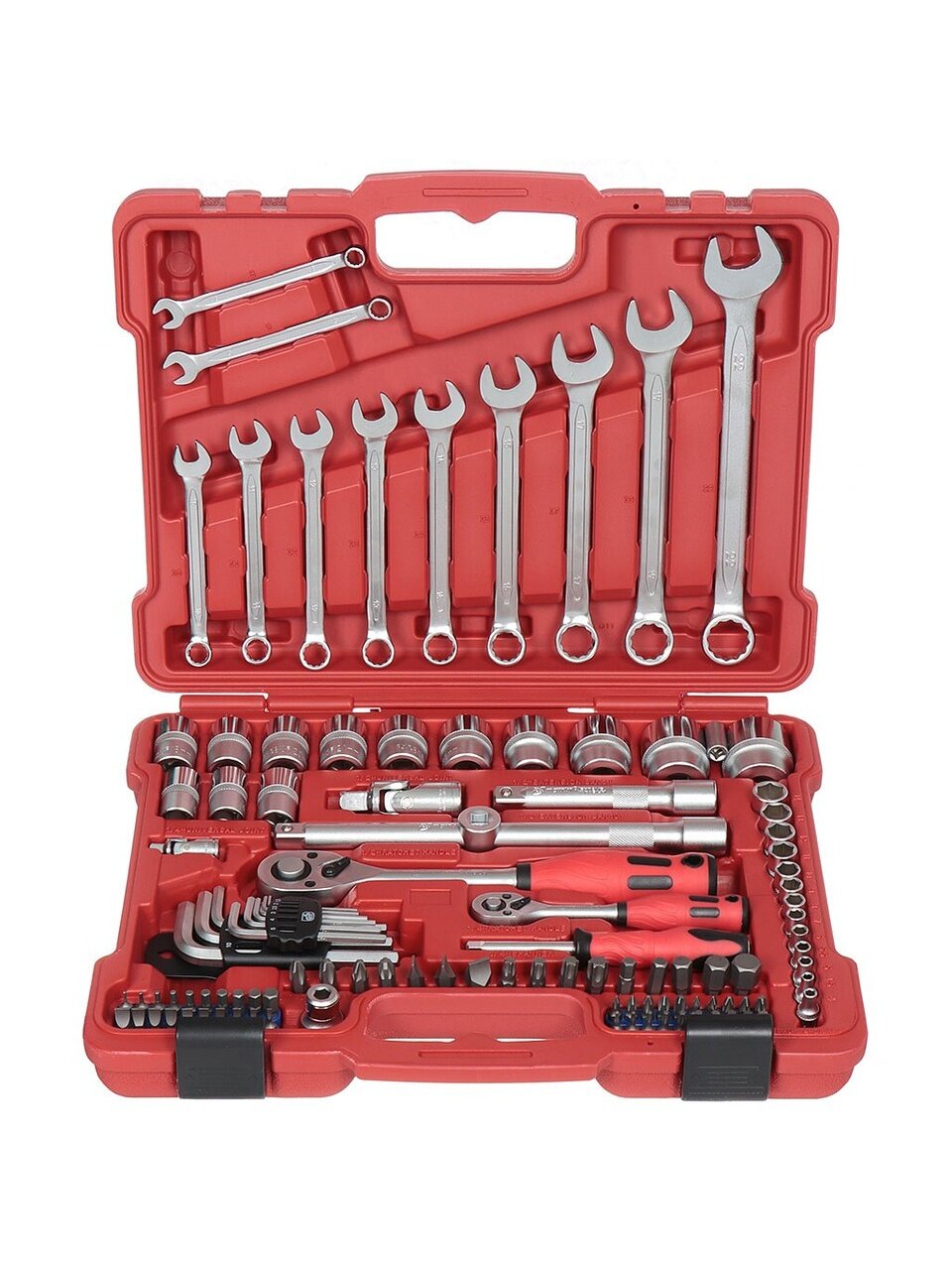 Набор слесарных инструментов Matrix, 13586, 1/2&amp;quot;, 1/4&amp;quot;, 5/16&amp;quot;, кейс, 112 предметов